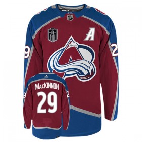 Colorado Avalanche Nathan Mackinnon 29 Adidas Stanley Cup 2022 Trikot Authentic - Herren